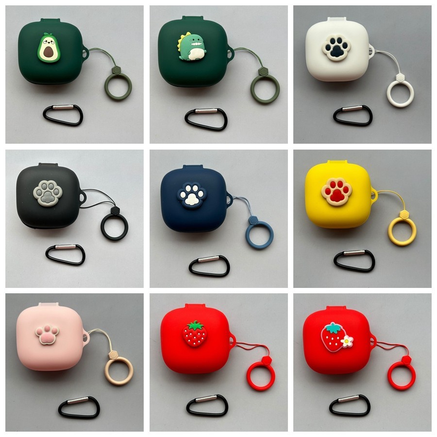 การ์ตูนสําหรับ anker Soundcore Liberty 4 / 4NC กรณี Anti loss แหวนได้ยินกล่องสําหรับ Soundcore liber