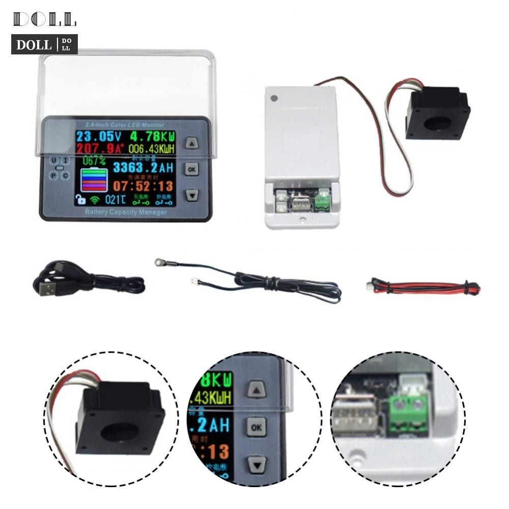 -New In May-Wireless Voltage Current Temperature Capacity Meter for RV Electric Garage[Overseas Products]