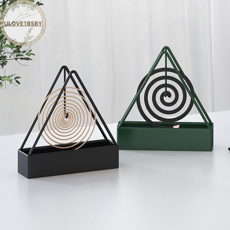 Ulove1bsby ผู ้ ถือยุงผู ้ ถือธูปขดลวดธูป Burner กรอบโมเดิร ์ น Repellent ธูป Rack สําหรับห ้ องนอน Patio TH