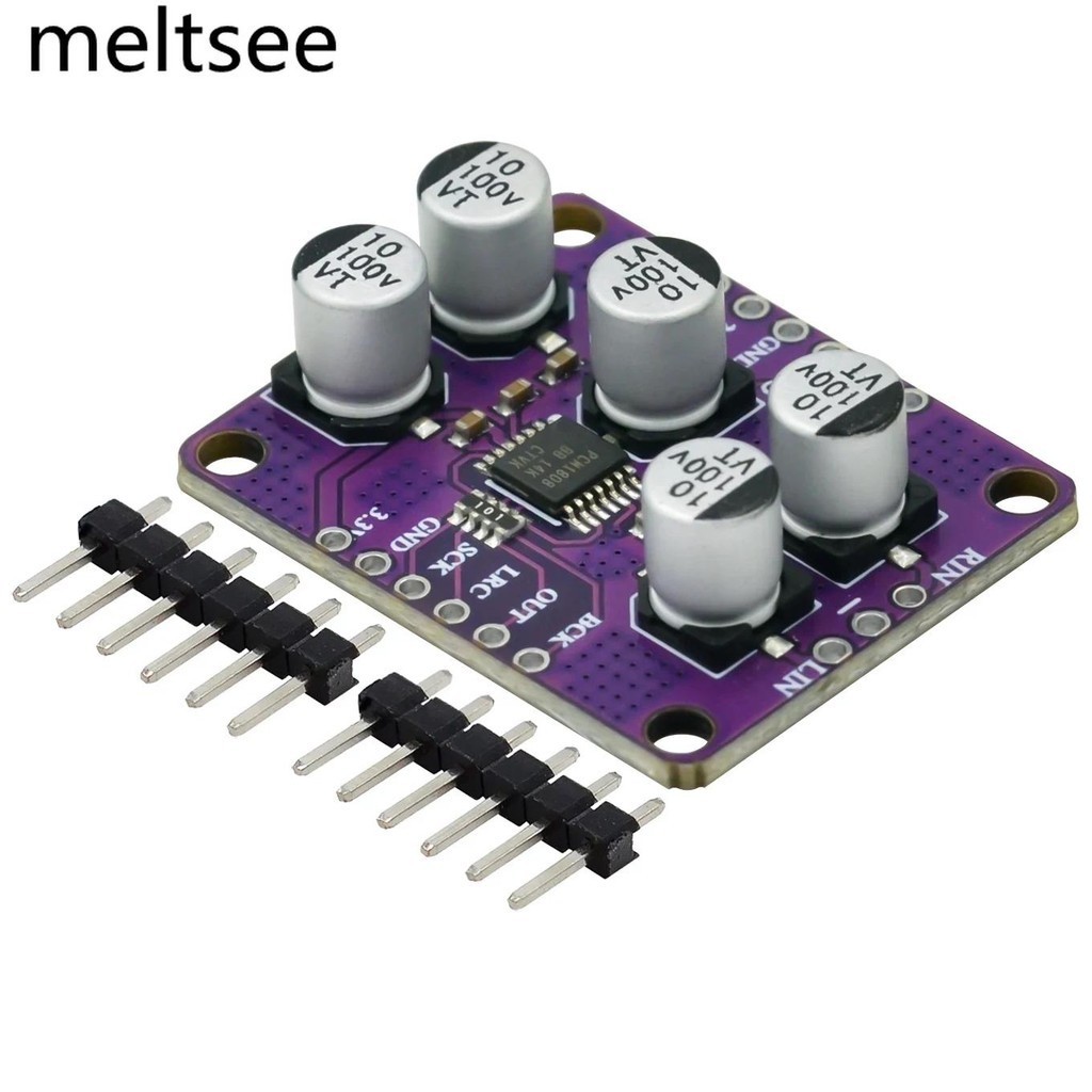 Pcm1808 5V 105dB SNR เสียงสเตอริโอ ADC Single-Ended Analog-Input Decoder 24bit Amplifier Board Player โมดูล