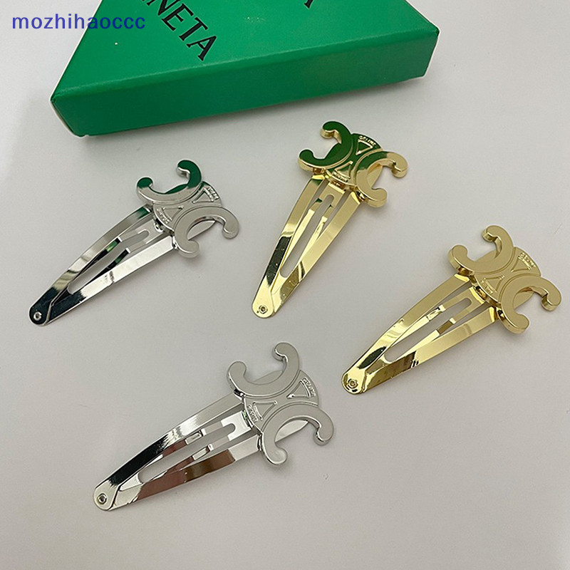 [mozh] Triumphal Arch Side Clip Vintage Fashion Hair Accessories Ins Cool Style Headwear Women Geometric Unique Design Bangs Clip [TH]