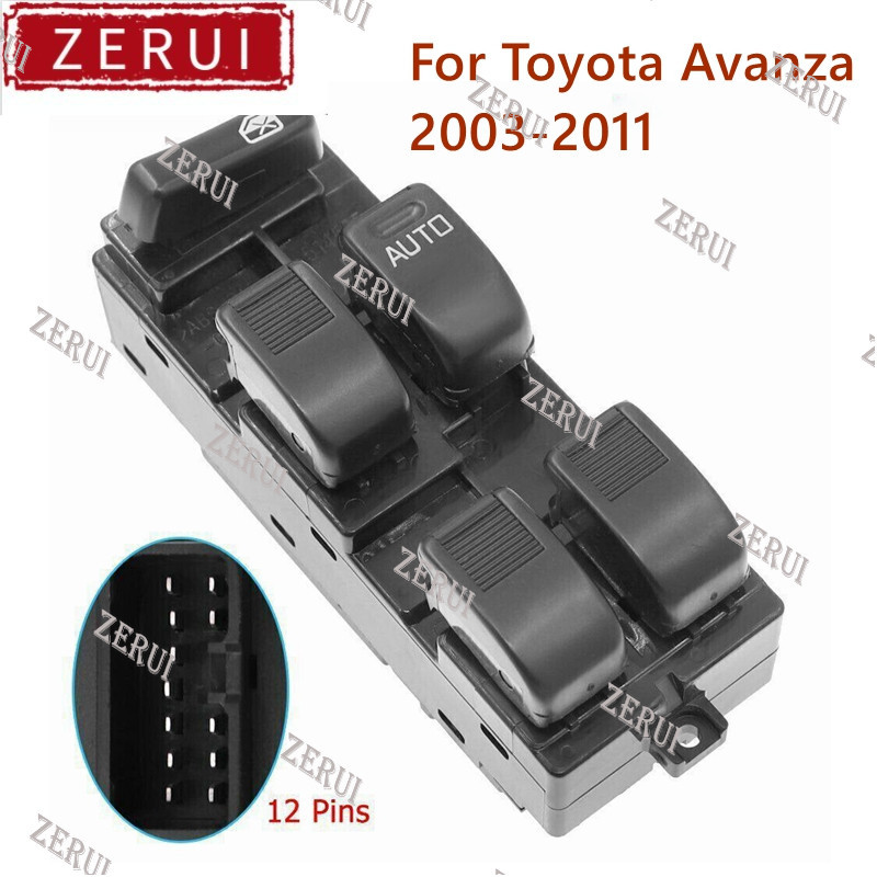 Zr สําหรับ 84820-B0010 ไฟฟ้ากระจกหน้าต่างสวิทช์ B0010 84820 เหมาะสําหรับ Toyota avanza 2003-2011 สําหรับ sparky Cami Duet DAIHATSU Terios