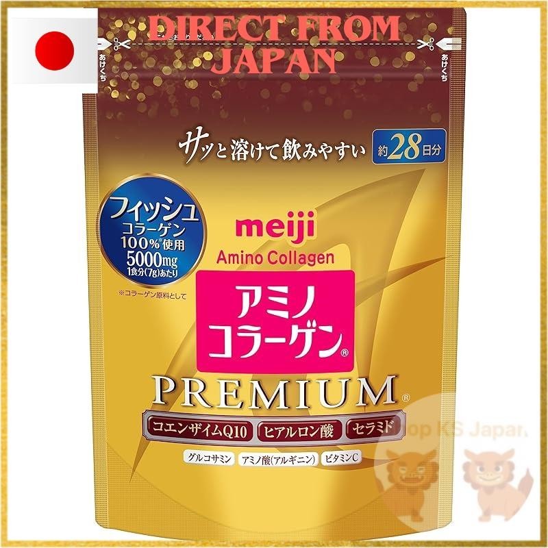 【Direct from Japan】Amino Collagen Premium approx. 28 days 196g Meiji