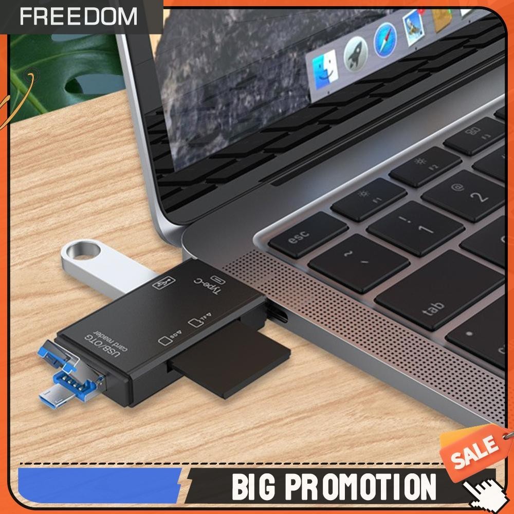 6 IN 1 USB/Micro USB/Type C ถึง SD TF Card Reader Adapter OTG USB 3.0 สําหรับแล ็ ปท ็ อป