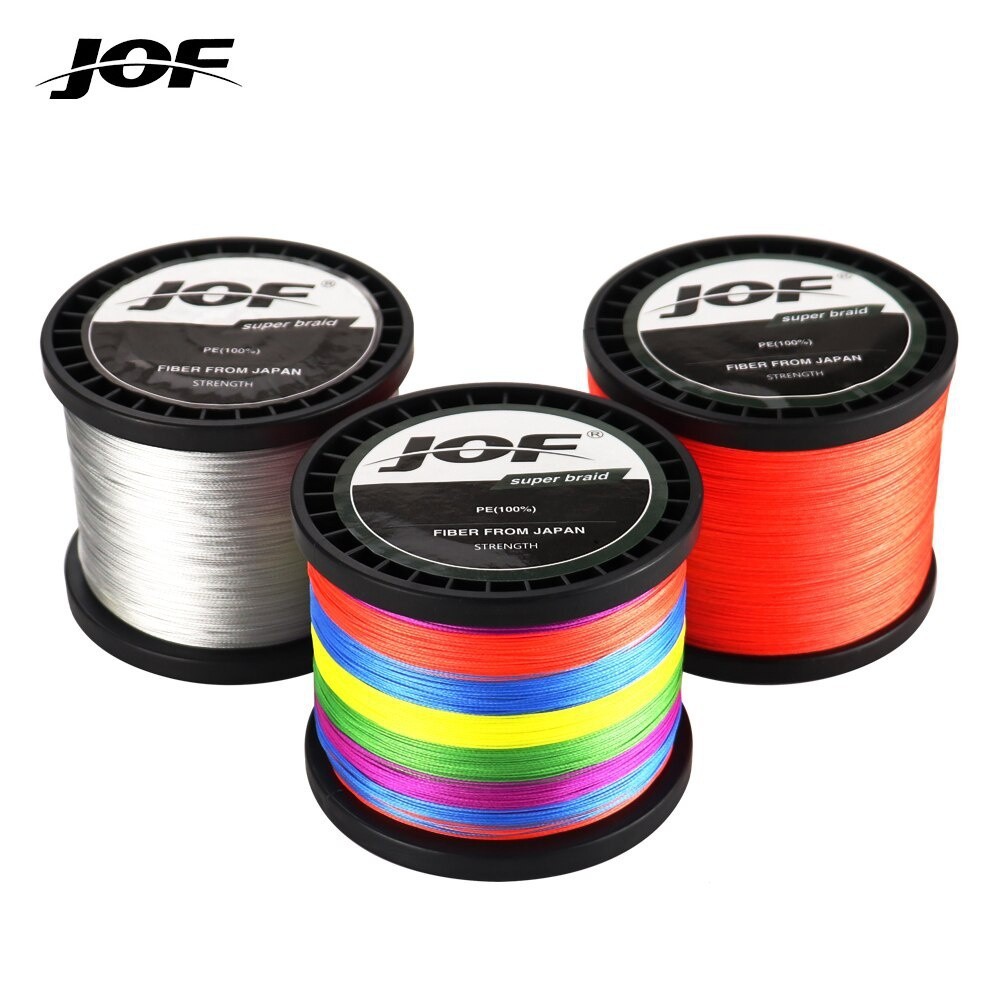 Jof 8 เส ้ น 1000m สายตกปลาถักสายตกปลา Multifilament ตกปลาปลาคาร ์ พsea สายตกปลาญี ่ ปุ ่ นถักสาย PE สายตกปลาลวด