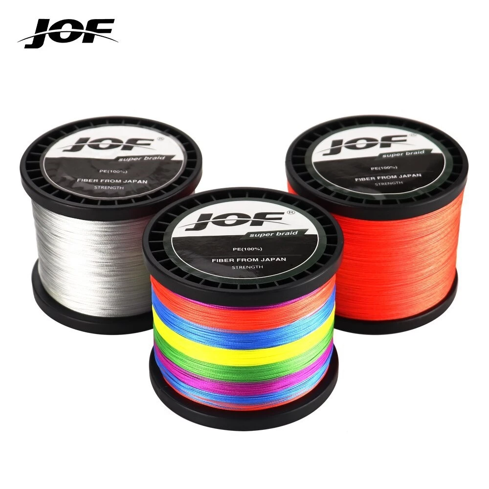 Jof 8 เส ้ น 1000m สายตกปลาถักสายตกปลา Multifilament ตกปลาปลาคาร ์ พsea สายญี ่ ปุ ่ นถัก PE ลวด