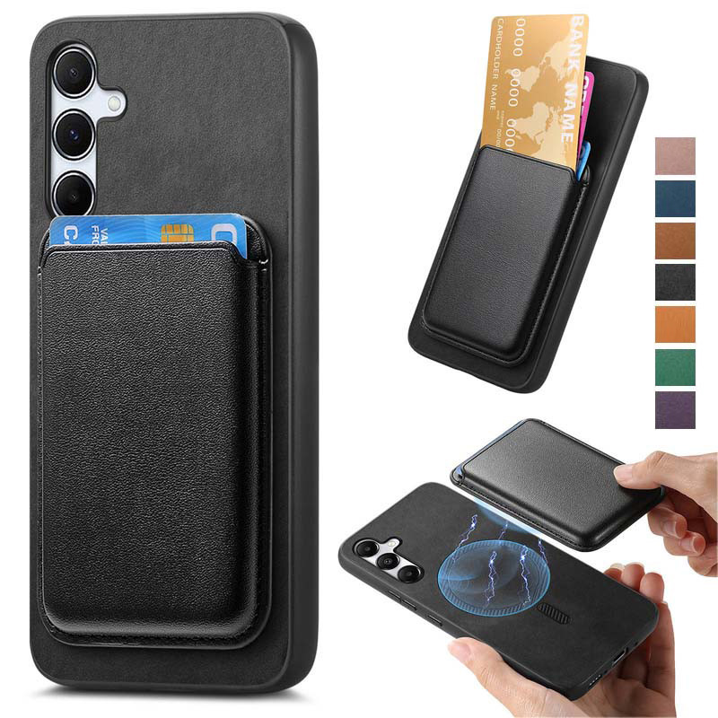 สําหรับ Samsung A55 5G กระเป๋าสตางค์, 2 in 1 ที่ถอดออกได้หนังพรีเมี่ยม Slim ทนทานกันกระแทกพร้อมช่องใ