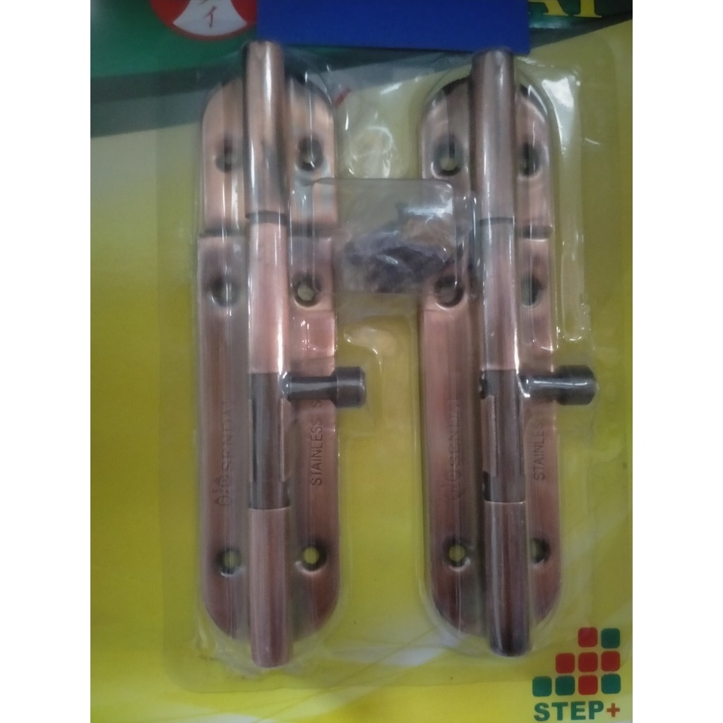 SENDAI กลอนรมดำแท้ SUS304 No.360 SENDAI ขนาด 4" บรรจุ 2 ตัว