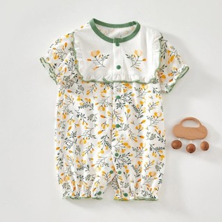 ทารกแรกเกิดเด ็ กทารกเด ็ กวัยหัดเดินทารกจั ๊ มสูทแขนสั ้ นช…