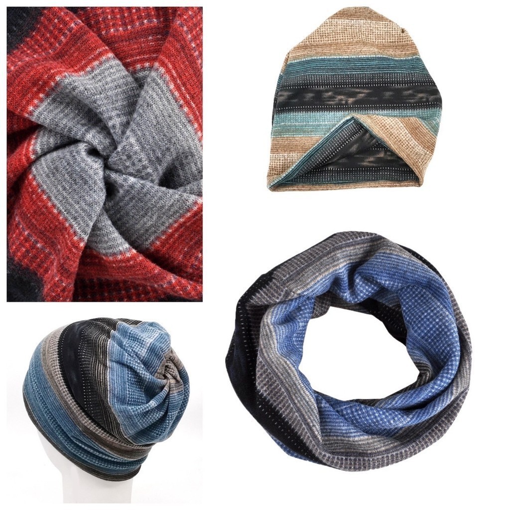 ❤ หมวก มะเร็ง ลายทาง ระบายอากาศ คลุมผม ผ้าโพกหัว หมวกคีโม แฟชั่น ผ้าเนื้อดี ยืดยุ่น หมวกผู้ป่วย เกรดพรีเมี่ยม ❤ - รูปที่ 3