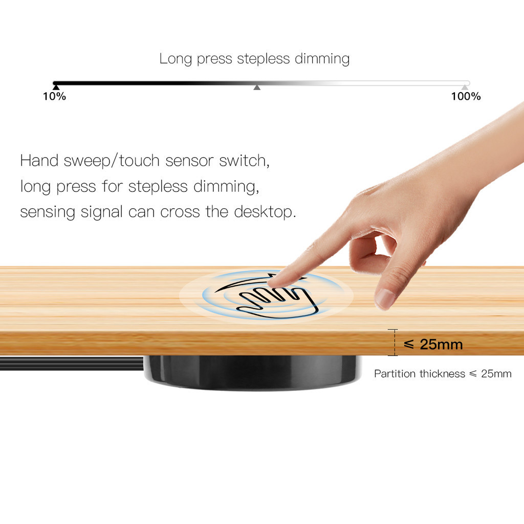 เจาะ 25 มม.แผงไม ้ Touch Sensor ไฟ LED สวิทช ์ ควบคุม 12V-24V 60W มือกวาดควบคุม Touch Dimmer สวิทช ์ ราคา ถูกที่สุด ดีลบีเคเค แกลเลอรีภาพที่ 3