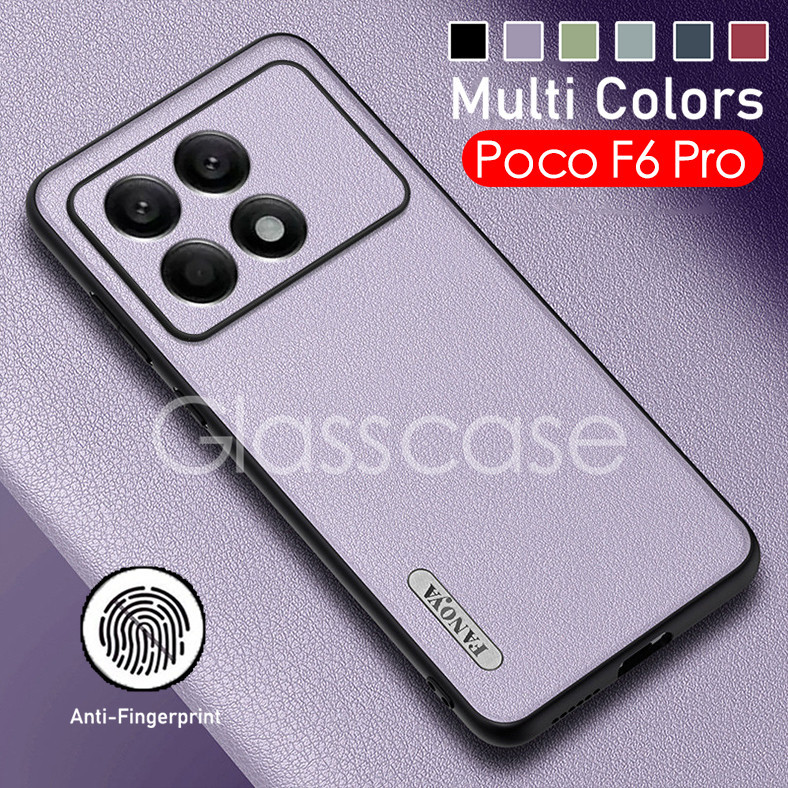 ปลอกสําหรับ Xiaomi Poco F6 X6 M6 neo pro X6pro X6neo M6pro PocoF6pro นุ่มหรูหราหนังโทรศัพท์กรณีแฟชั่นคู่ TPU ป้องกันปลอกกันกระแทกกลับกรณีปก