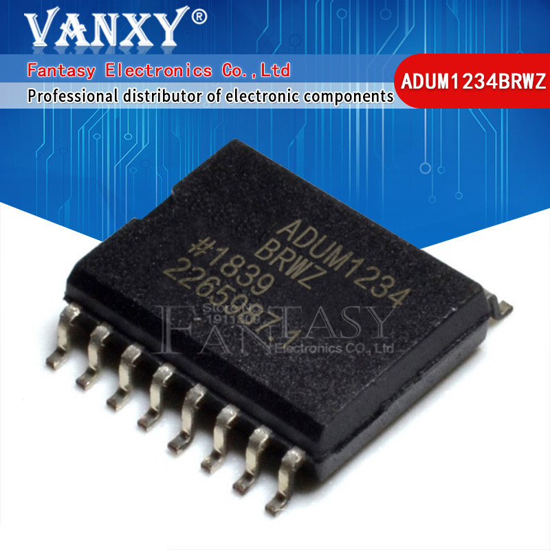 5 ชิ้น ADUM1234BRWZ SOP-16 ADUM1234 SOP ADUM1234BRW SOP16 อิเล็กทรอนิกส์ส่วนประกอบ vanxy