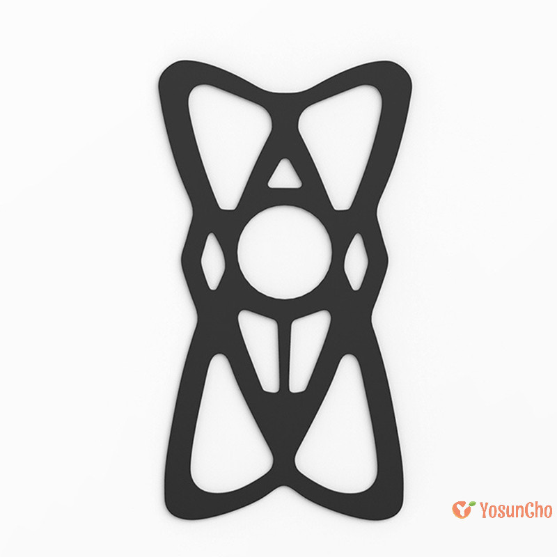 Yosunchoker] Bike Motorcycle Phone Mount Tether X Web Grip ที่วางโทรศัพท์มือถือซิลิโคน Band Universal Elastic Rubber Security Strap ใหม่