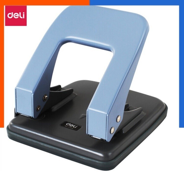 เครื่องเจาะกระดาษ Deli 0104 ตุ๊ดตู่ เครื่องเจาะรูกระดาษ ที่เจาะกระดาษ 2 รู เข้าเล่ม US.Station