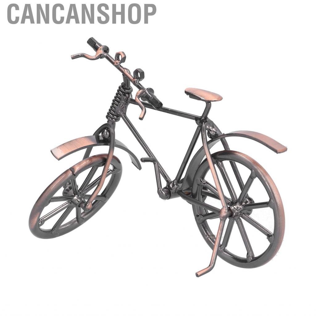 Cancanshop Hand Welding  Decor Retro Bike for Home Iron Crafts Enthusiasts Models