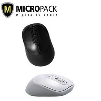 MicroPack เมาส์ไร้เสียงรบกวน MP-746W Silent Dual Mode BT4.0 & Wireless Mouse (1600 DPI) ประกัน 1 ปี
