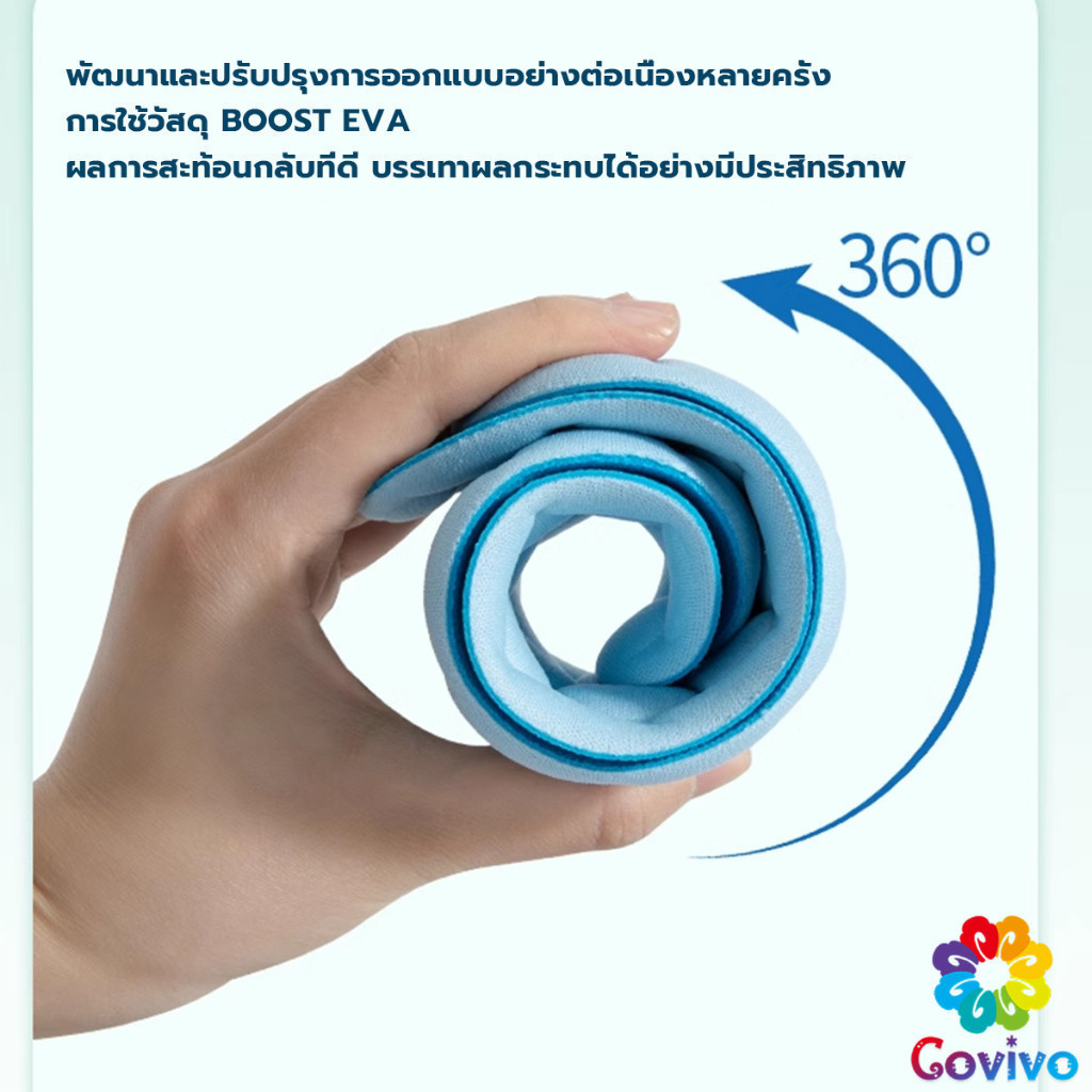 Covivo แผ่นพื้นรองเท้านวด พื้นนิ่ม ยืดหยุ่นสูง ดูดซับแรงกระแทก ระบายอากาศได้ดี  ไซซ์ 35-46 Sports insoles