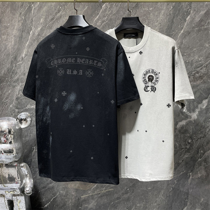 ใหม ่ คลาสสิกยอดนิยม Retro Distressed โลหะ Horseshoe Scroll แขนสั ้ น JGT4
