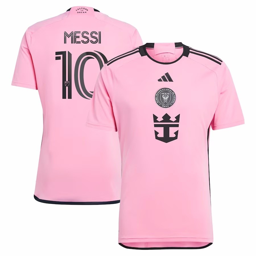 แฟน ๆ ฉบับที่ 2024/25 Miami Home shirt เสื้อฟุตบอลและเสื้อยืด S-4XL สามารถเพิ่มชื่อและหมายเลขของคุณได้