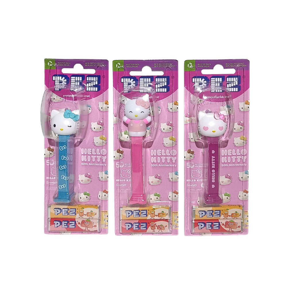 ลูกอมเพซลายเฮลโลคิตตี้ ซานริโอ รุ่นครบรอบ 50 ปี PEZ Hello Kitty 50th Anniversary Sanrio VaniLand