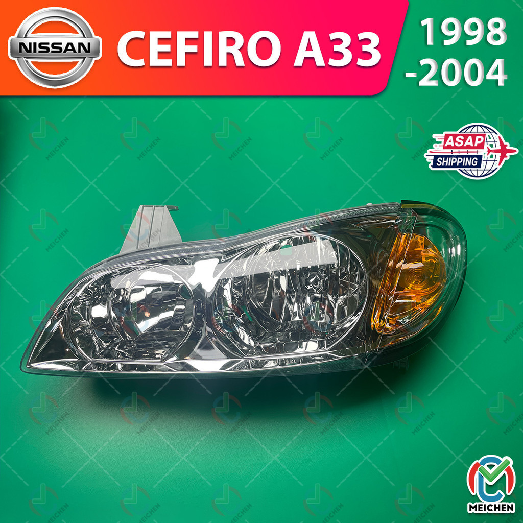 Nissan Cefiro A33 98-04 ไฟหน้า ไฟหน้า ไฟหน้า ไฟหน้า ไฟหน้า ไฟหน้า ไฟหน้า Lampu Depan