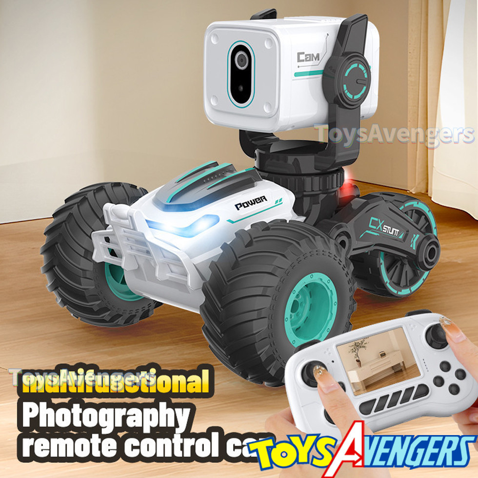 รถควบคุมระยะไกลไร้สายพร้อมจอแสดงผลกล้อง ภาพถ่าย และบันทึกวิดีโอ การแสดงความสามารถในการดริฟท์ รีโมทคอนโทรล รถแข่ง เด็กผู้ชาย ของขวัญ