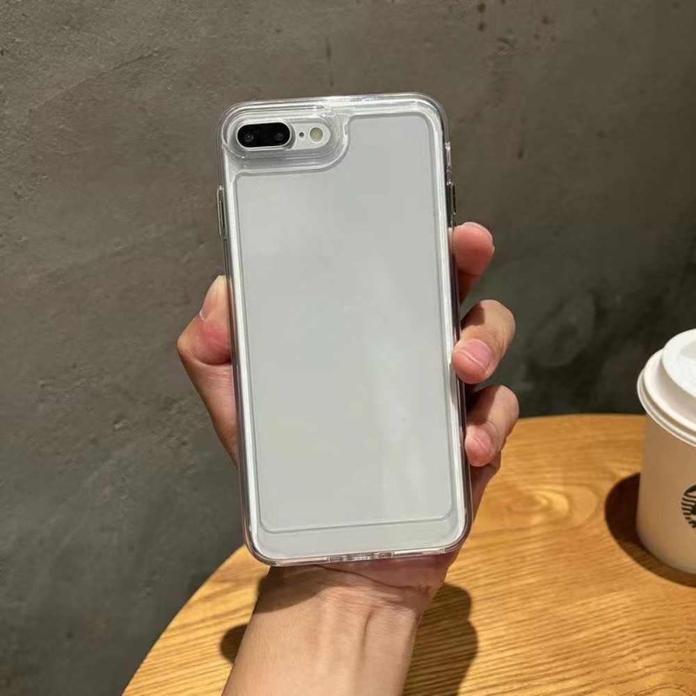 คริสตัลใสกันกระแทกเคสโทรศัพท์เข้ากันได้กับ iPhone 8 7 6 6s Plus 11 13 12 14 15 Pro XS Max X XR 13Mini 12Mini SE2020 กันฝุ่น Soft TPU ฝาหลัง