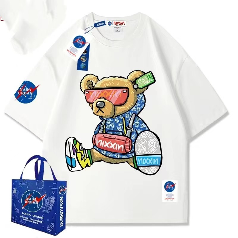 เสื้อยืดพลัสไซส์หลวมมีสไตล์--M-XXXL