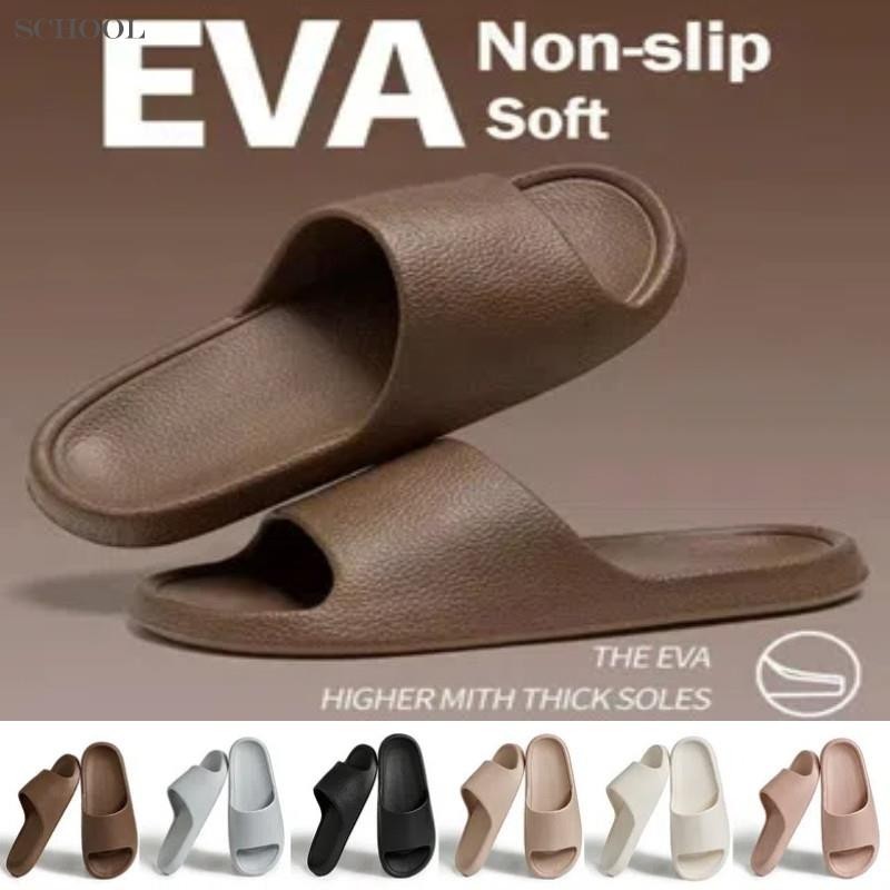 Eva ฤดูร้อน Soft-Soled รองเท้าแตะสําหรับผู้ชายและผู้หญิงรองเท้าแตะในร่มรองเท้าแตะแบนรองเท้าชายหาดกลางแจ้งผู้ชาย Flip Flops