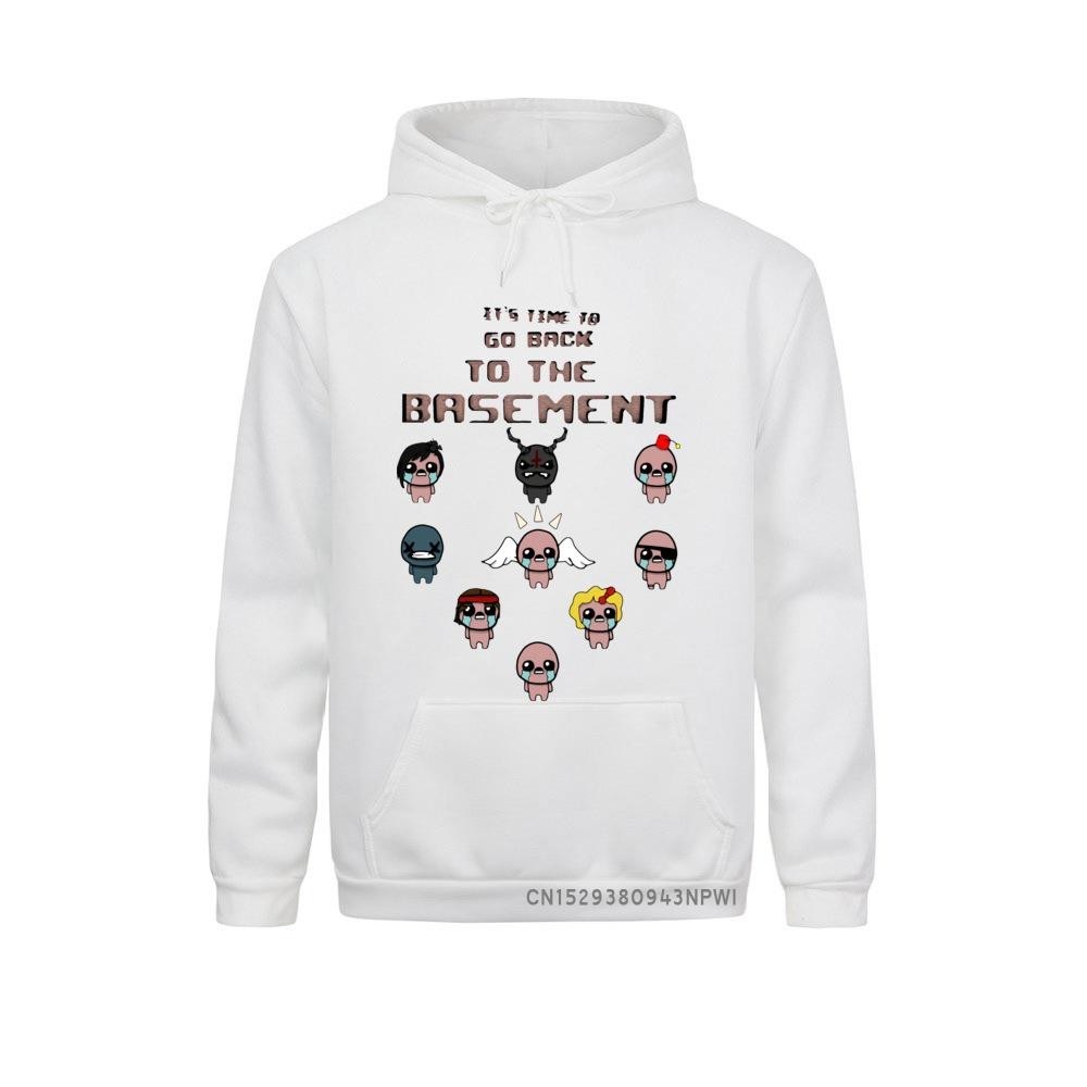 The Binding Of Isaac Sportswear Mens Sweatshirt Its Time To Go Back To The Basement Coats ความแปลกให