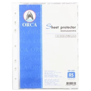 ไส้แฟ้ม A5 ซองอเนกประสงค์ แพค 20 ซอง ORCA 7รู ออร์ก้า SP-040 ซองเอกสาร ซองแฟ้ม เอห้า US.Station