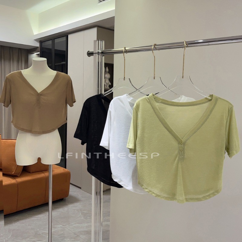 【MAGGIEYOGA】เสื้อยืดกีฬา โยคะ พิลาทิส แขนสั้น ลําลอง แบบบาง เหมาะกับการเล่นฟิตเนส