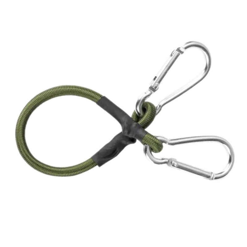 Soc * Strong Elastic Bungee Straps Elastic Tie Strap String String with Carabiner Hooks Heavy Duty Bungee Cord Camping Ornament
