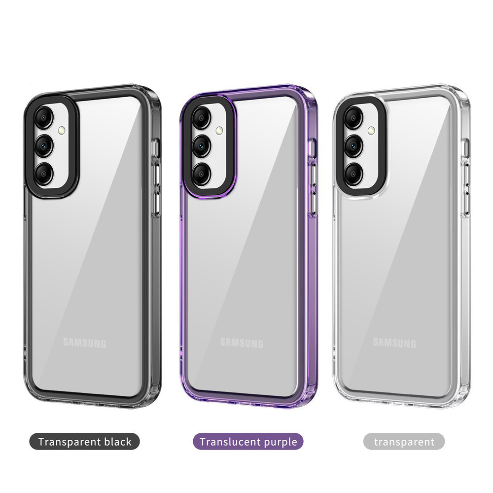 เคสซิลิโคน PC ใส แบบบางพิเศษ กันกระแทก สําหรับ Samsung A06 A36 A56 A26 A55 A16 S24ultra S25 S24 ultra S25ultra S24ultra