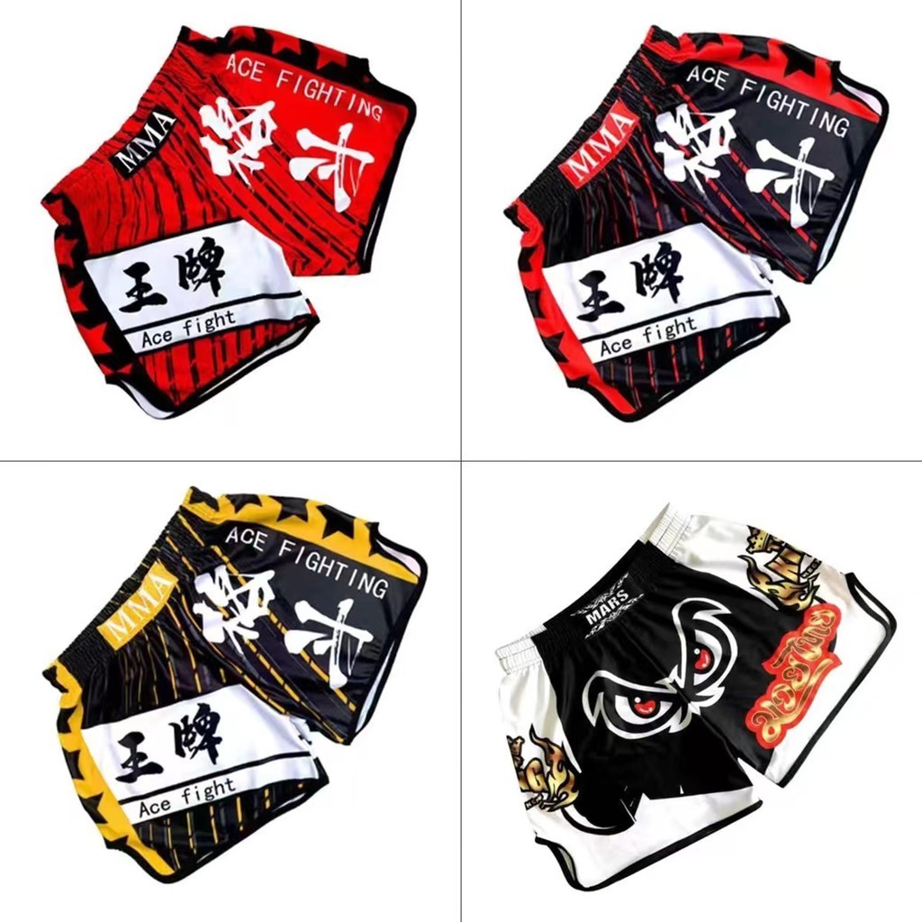 New Venom Muay Thai Shorts UFC Boxing Clothes for Sanda Martial Arts Exercise Workout Training Fighting Adults Children Boxing Shorts Beach Pants Fashion boxing pants for men and women's fighting pants