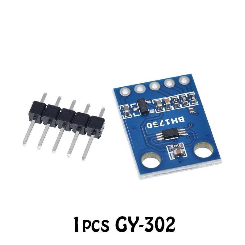 1PCS GY-302 BH1750 BH1750FVI โมดูลความสว่างความเข้มแสงสําหรับ Arduino โมดูลความเข้มแสง 3V-5V GY-302 