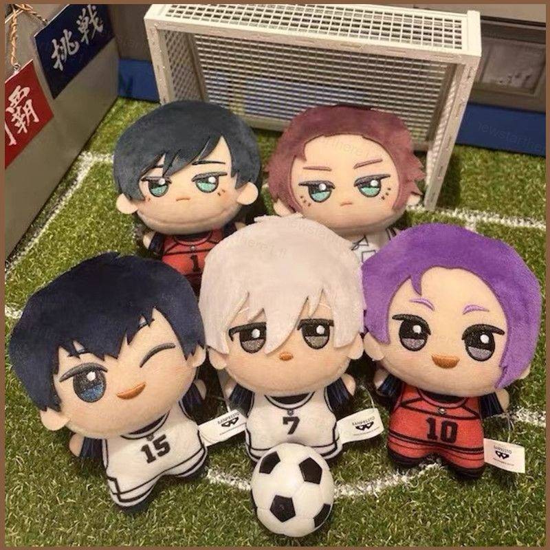 Blue LOCK ตุ๊กตาตุ๊กตาของขวัญสําหรับเด็กผู้หญิงกระเป๋าจี้ Isagi Yoichi Mikage Reo ตุ๊กตาของเล่นสําหรับเด็กพวงกุญแจตุ๊กตา