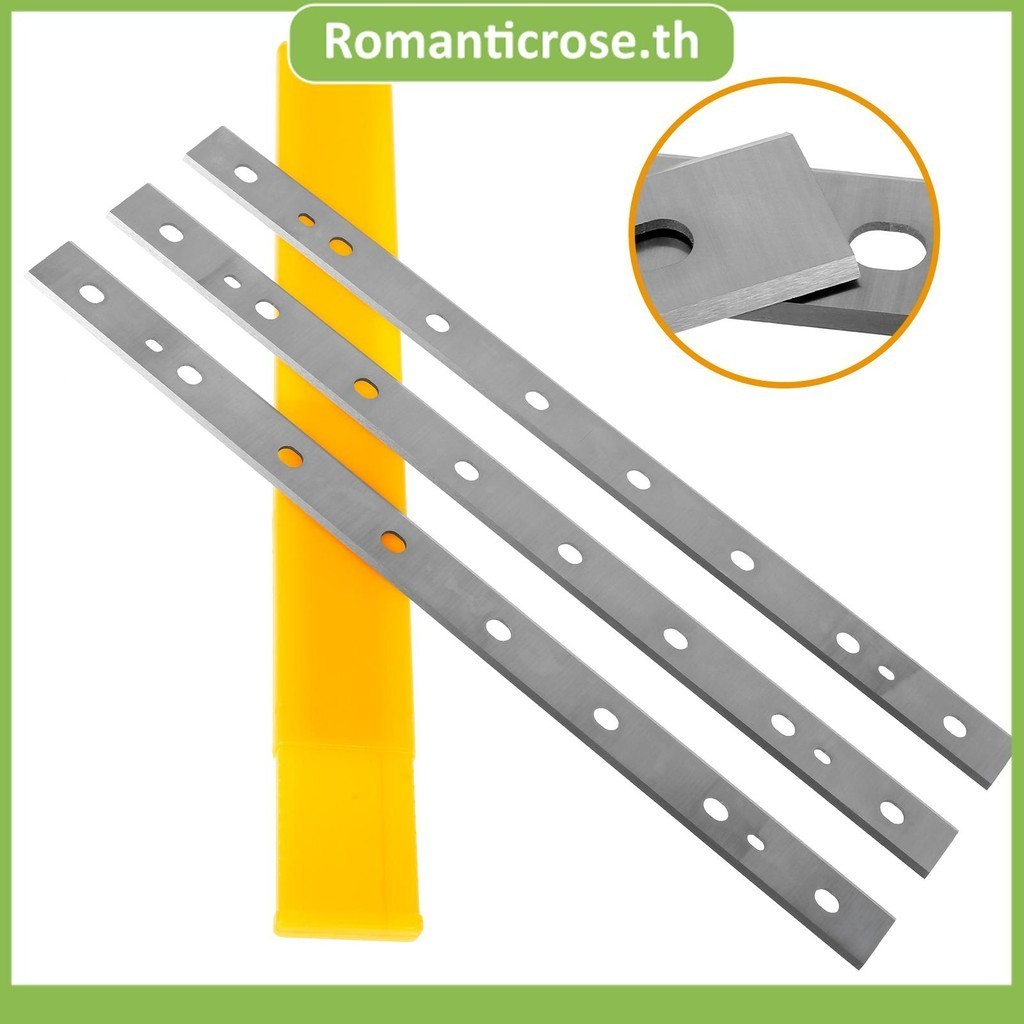 3 ชิ้นกบใบมีดเหล็กความเร็วสูง 13 นิ้วไฟฟ้ากบใบมีดใช้งานร่วมกับ DW735 DW735X Planer SHOPSKC2309