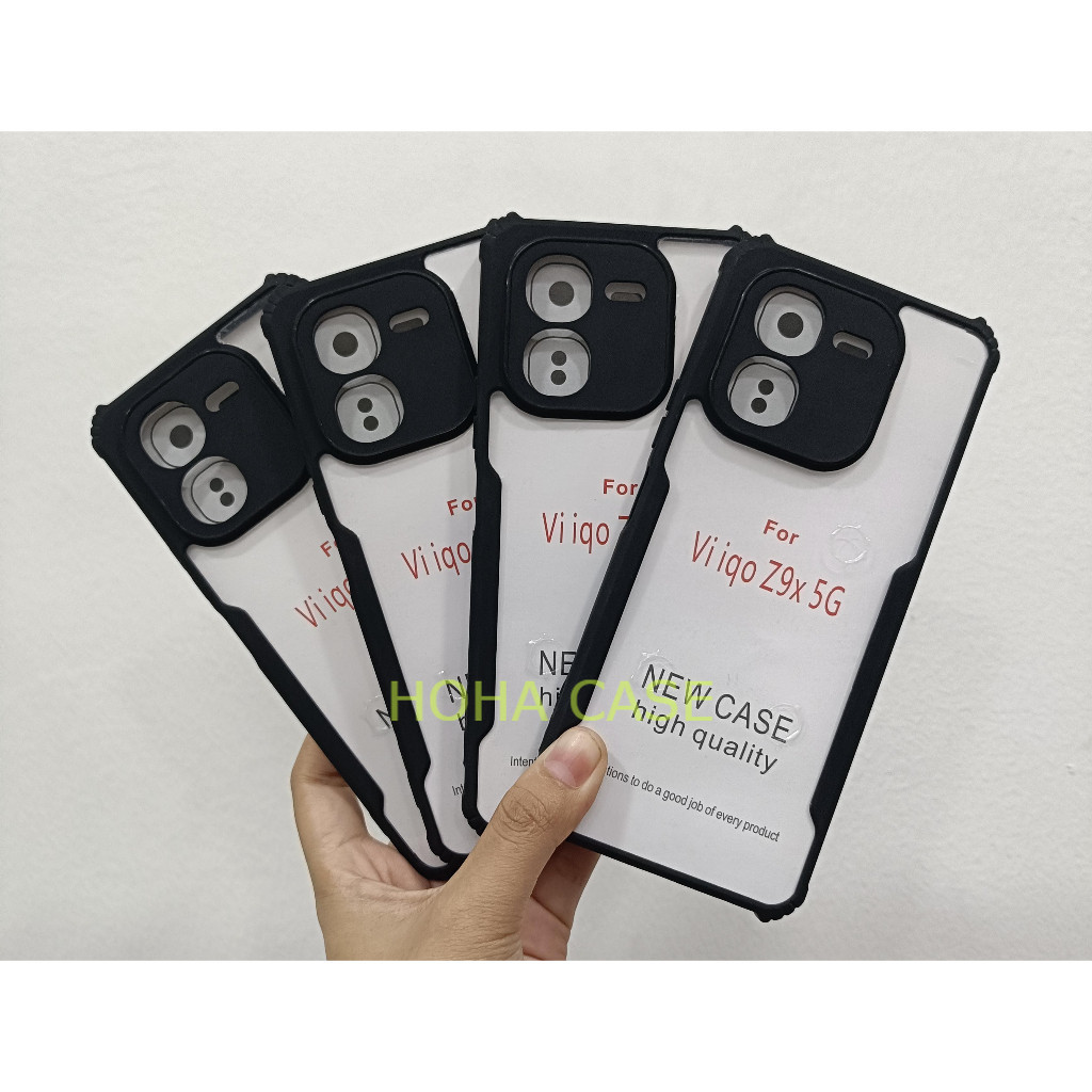 HOHA Case Vivo Iqoo Z9X 5G / Vivo Iqoo Z9 5G Case Fusion เกราะกันกระแทก Slim โปร่งใส
