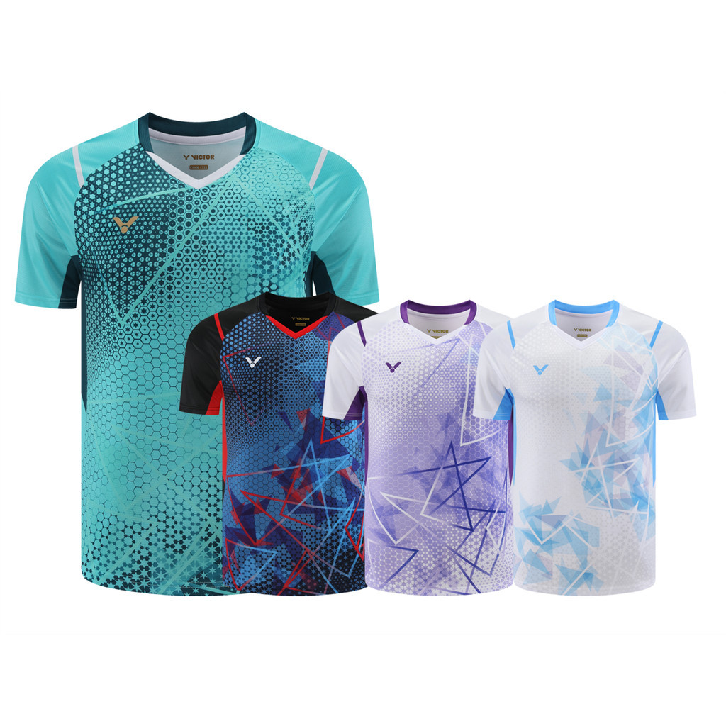 2024 ใหม่เทนนิสแบดมินตันเสื้อยืดวิ่งการฝึกอบรมสําหรับผู้ชายและผู้หญิง เสื้อเจอร์ซีย์ 6577