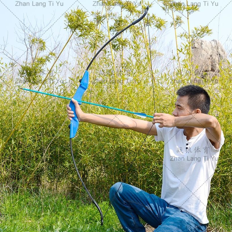 ธนูและลูกศรซ้ำดึงตรงคันธนูโจมตีและป้องกันมือซ้ายและขวาอุปกรณ์กีฬายิงปืนกลางแจ้งทั่วไปของเล่นธนูและลูกศรสำหรับผู้ใหญ่ - รูปที่ 6