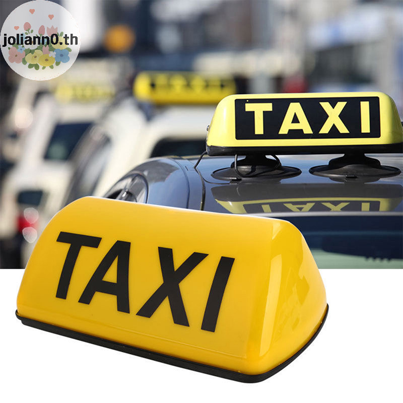 Joliann0 ป้ายแท็กซี่ Cab หลังคาด้านบน Topper รถ 12V ไฟ LED กันน้ํา th