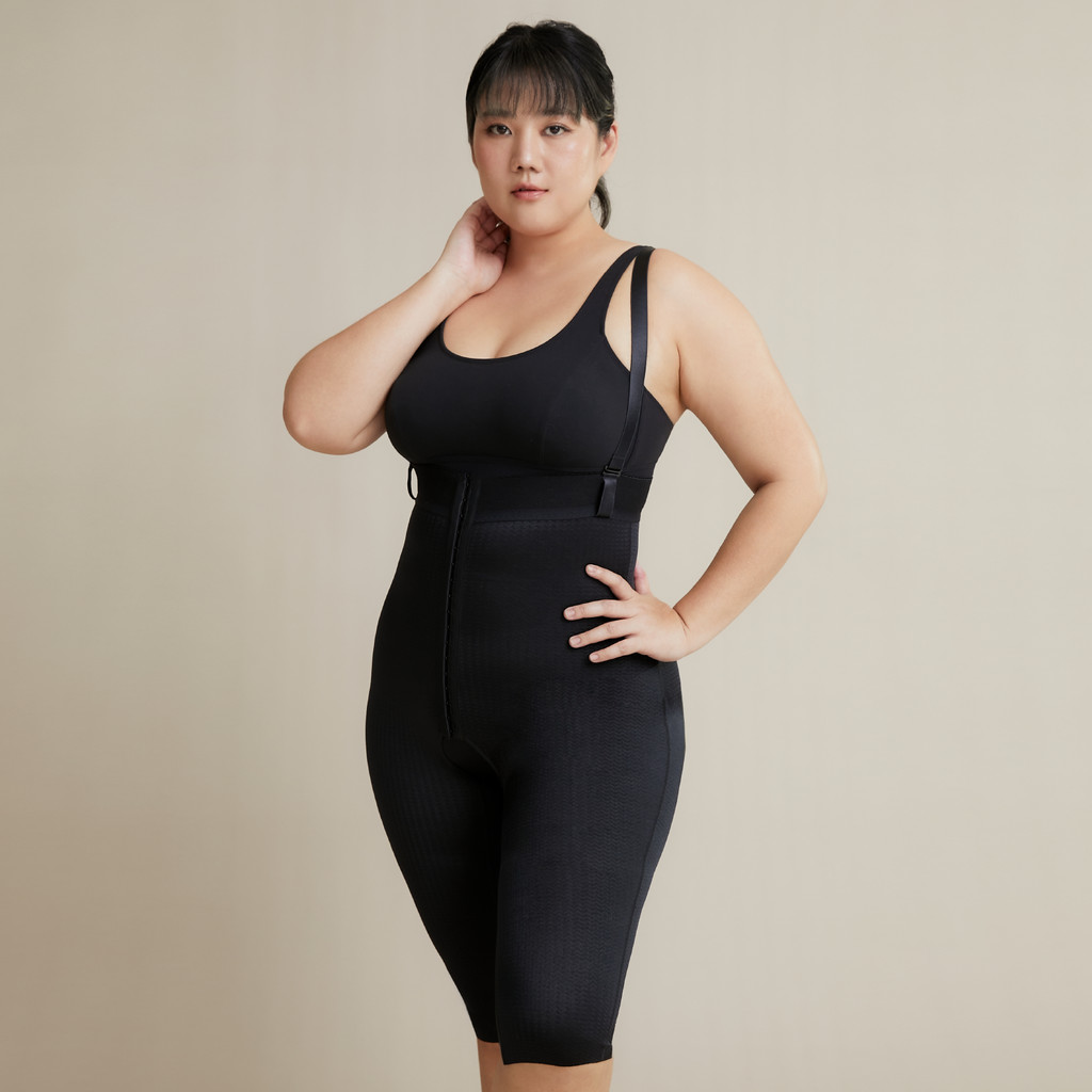 Anita ชุดหลังศัลยกรรม ดูดไขมันต้นขา หน้าท้อง กางเกงกระชับสัดส่วน ขาสั้น เอนิต้า รุ่นผ้านวด Lili 1178.6