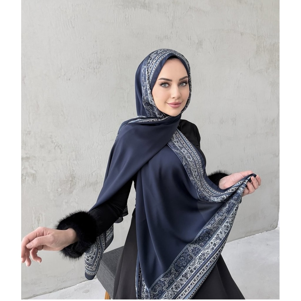 2025 ใหม่สไตล์มาเลเซีย Musulman พิมพ์ Tie Dye ฮิญาบผ้าพันคอผ้าคลุมไหล่ชีฟอง Hijab มุสลิมสําหรับผู้หญิง 70*170 ซม.