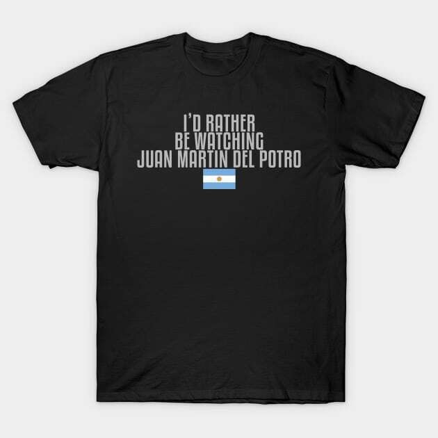 เสื้อยืดRather Be WatchingของJuan Martin Del Potro ไซส์ XS-3XL