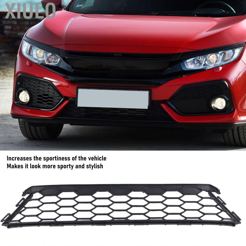Xiulo กันชนด้านหน้าตะแกรงล่างเข้ากันได้กับ 2017-2019 แฮทช์แบ็กสปอร์ตดูดีขึ้นตาข่ายการไหลของอากาศ 71107TGGA50 71107 TGG A50 HO1036131 - รูปที่ 2