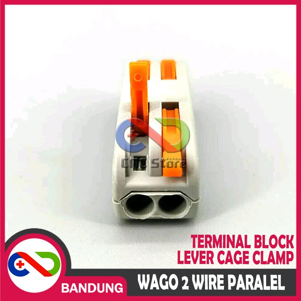 WAGO TERMINAL PARALLEL 2 LINE CONNECTOR BLOCK