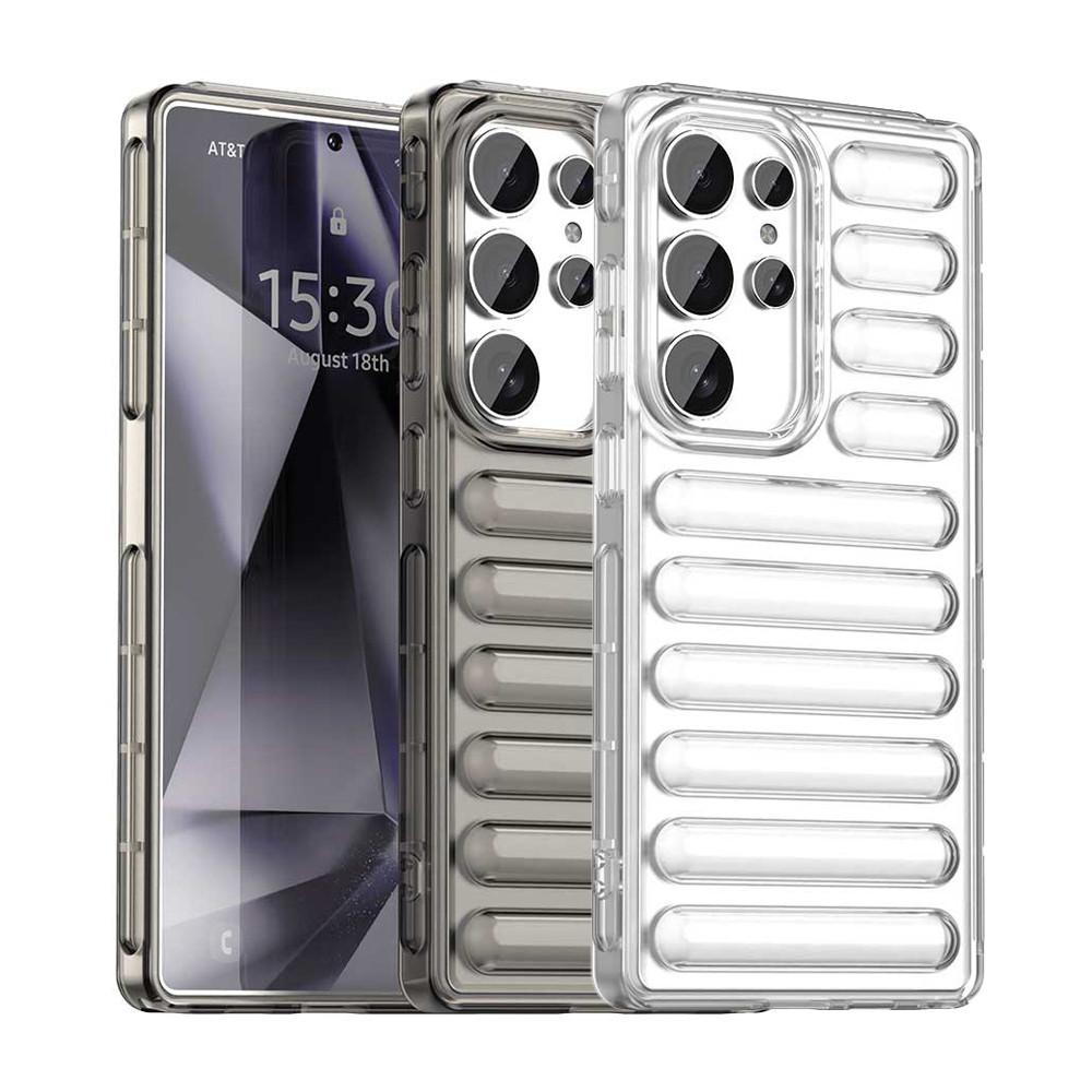 SAMSUNG Air Cushion แคปซูลกันกระแทกสําหรับSamsung Galaxy A06 A16 A55 A05 A05s A15 A25 A35 A55 S23 S24 FE S25 Plus S25 Ultra 5G Armourป้องกันปกหลัง