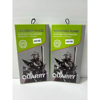 ฟิล์มกระจกนิรภัย เต็มจอลงโค้ง กาวทั้งแผ่น Quarry สำหรับ Vivo V60/V50/V40Pro/V29/V30Pro/V40/V30/V30E/V27/V27PRO/V25PRO